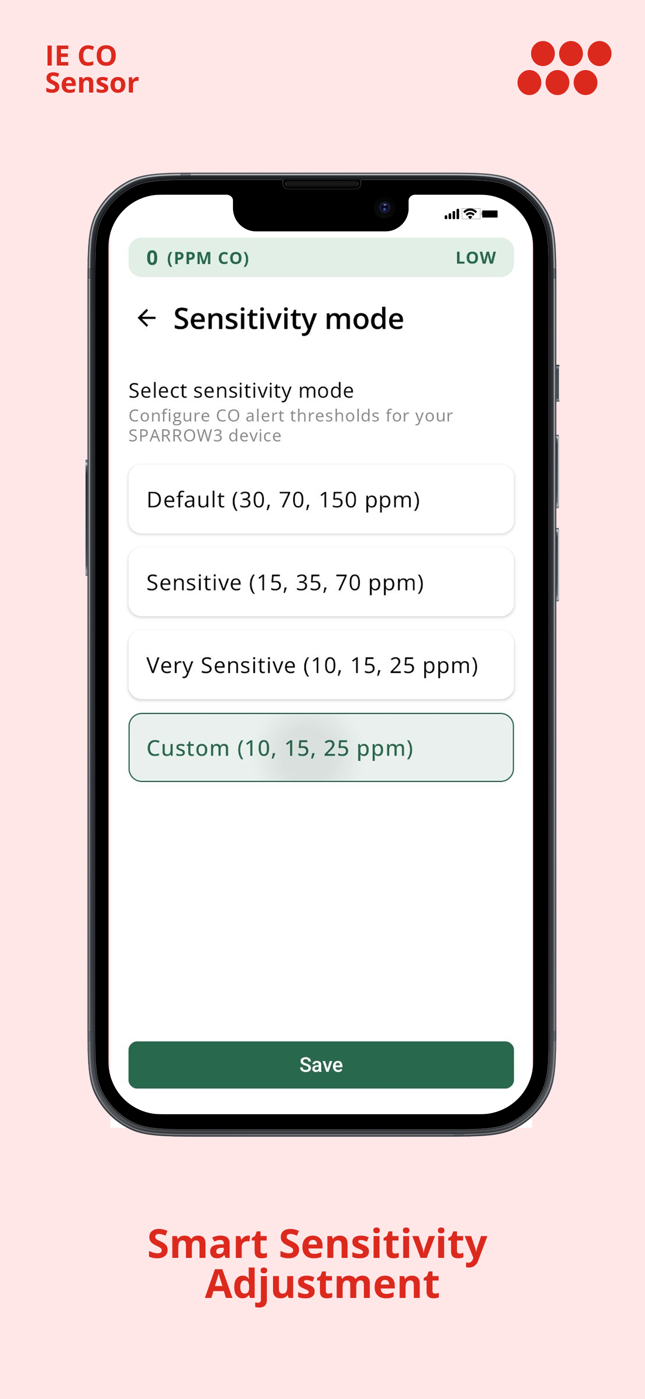 IE CO Sensor