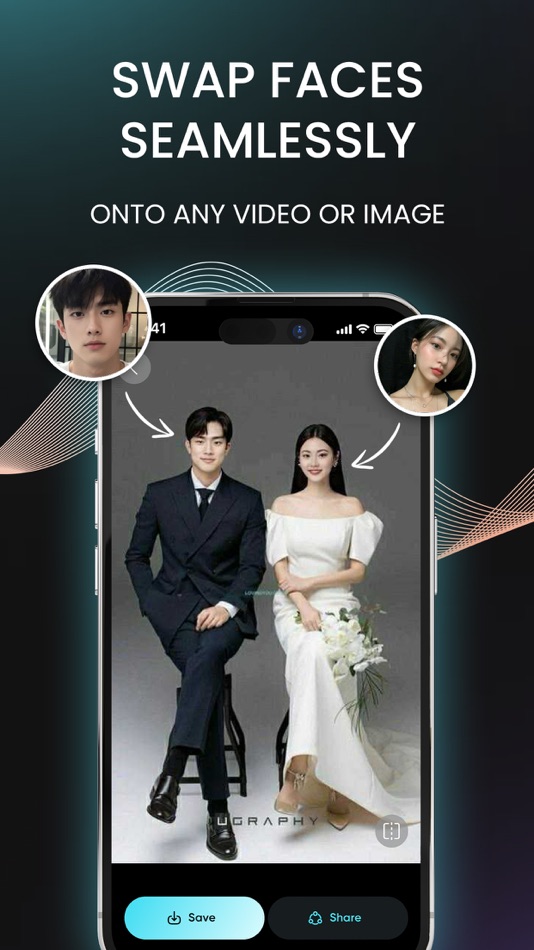 #2. uSwap: AI Face Swap & Lipsync (iOS) By: Dinh Thuan Nguyen
