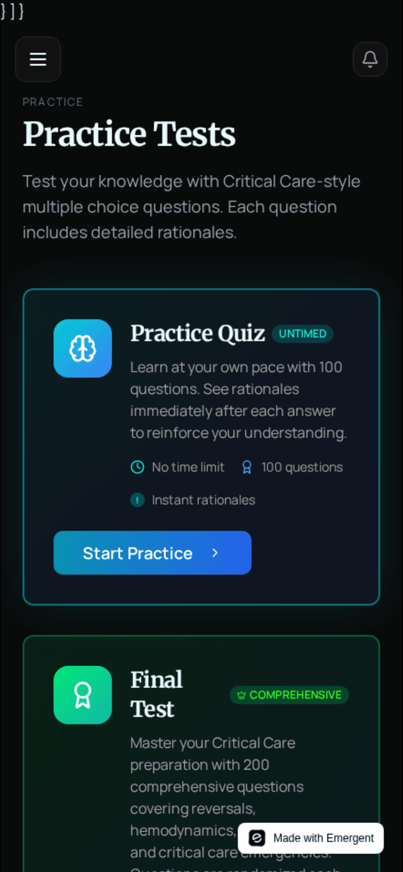 Zero Deficit CriticalCare Prep screenshot 6
