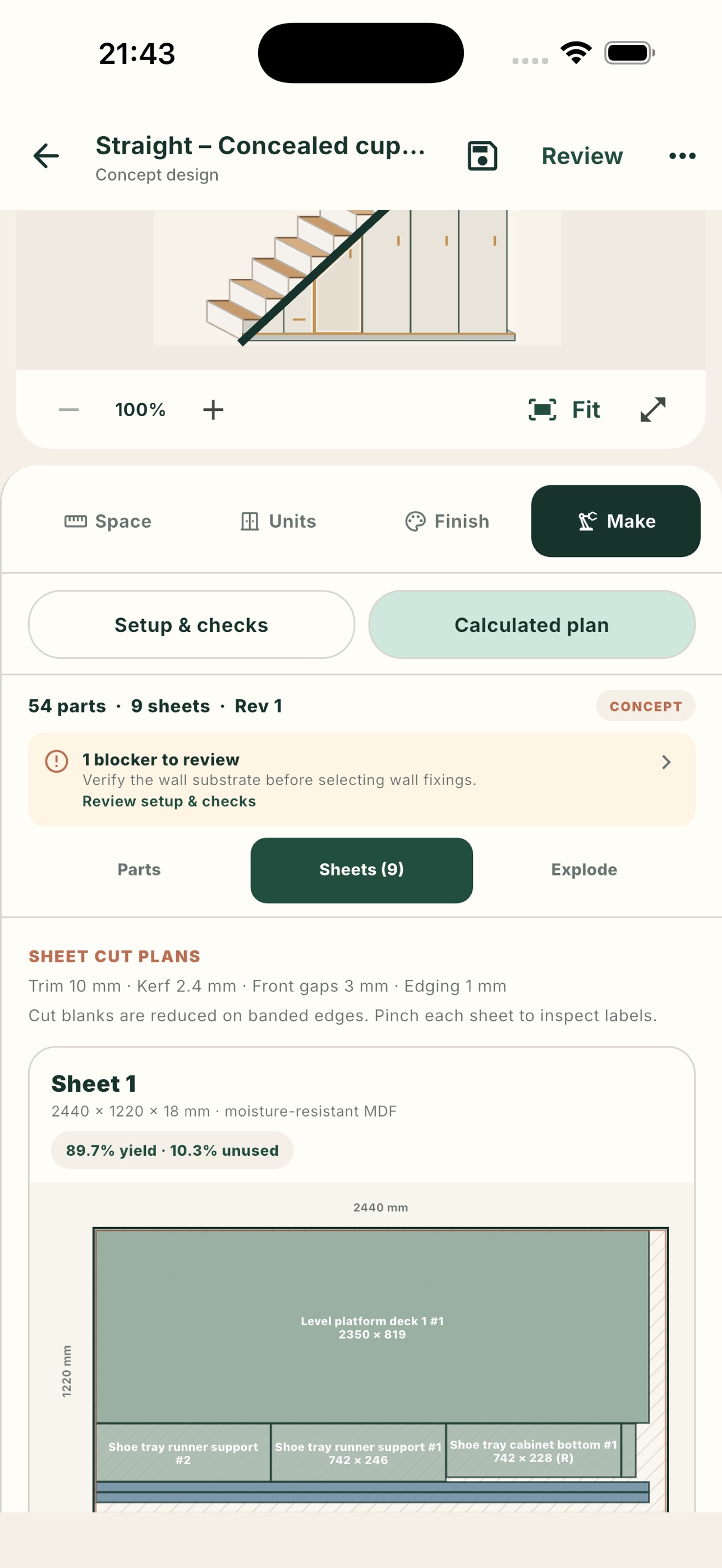 Screenshot 8 of Understairs Planner