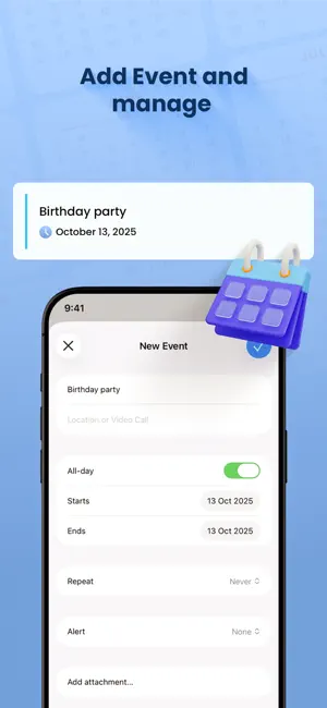 Calendar - Event Planner screenshot 4