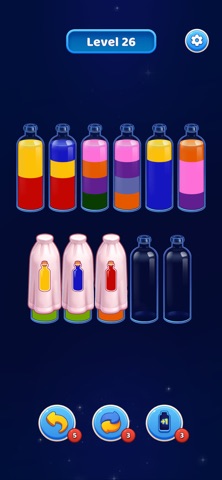 3D Colorful Sort™ Magic Water iPhone screenshot