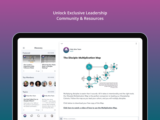 Fully Alive by Disciples Made iPad screenshot 10 - Social Networking app
