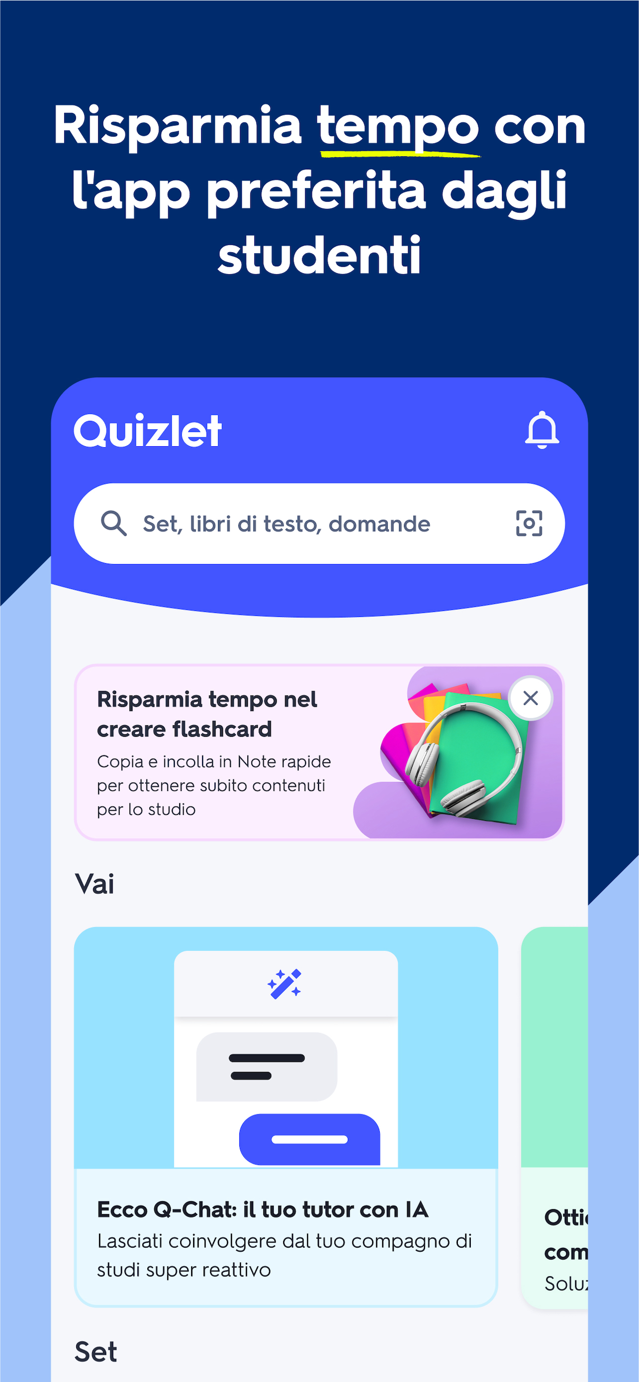 Quizlet: impara con flashcard