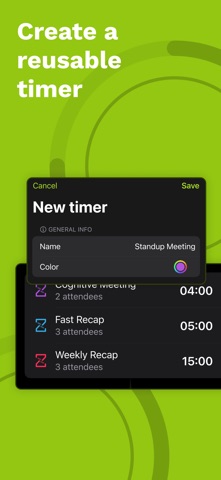 Meeting Timer: Cost Tracking screenshot