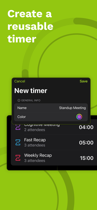 Meeting Timer: Cost Tracking Screenshot 1 of 6