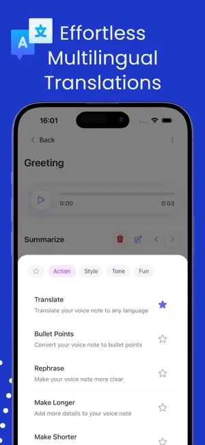 AI Note Taker & Voice Memos screenshot 3
