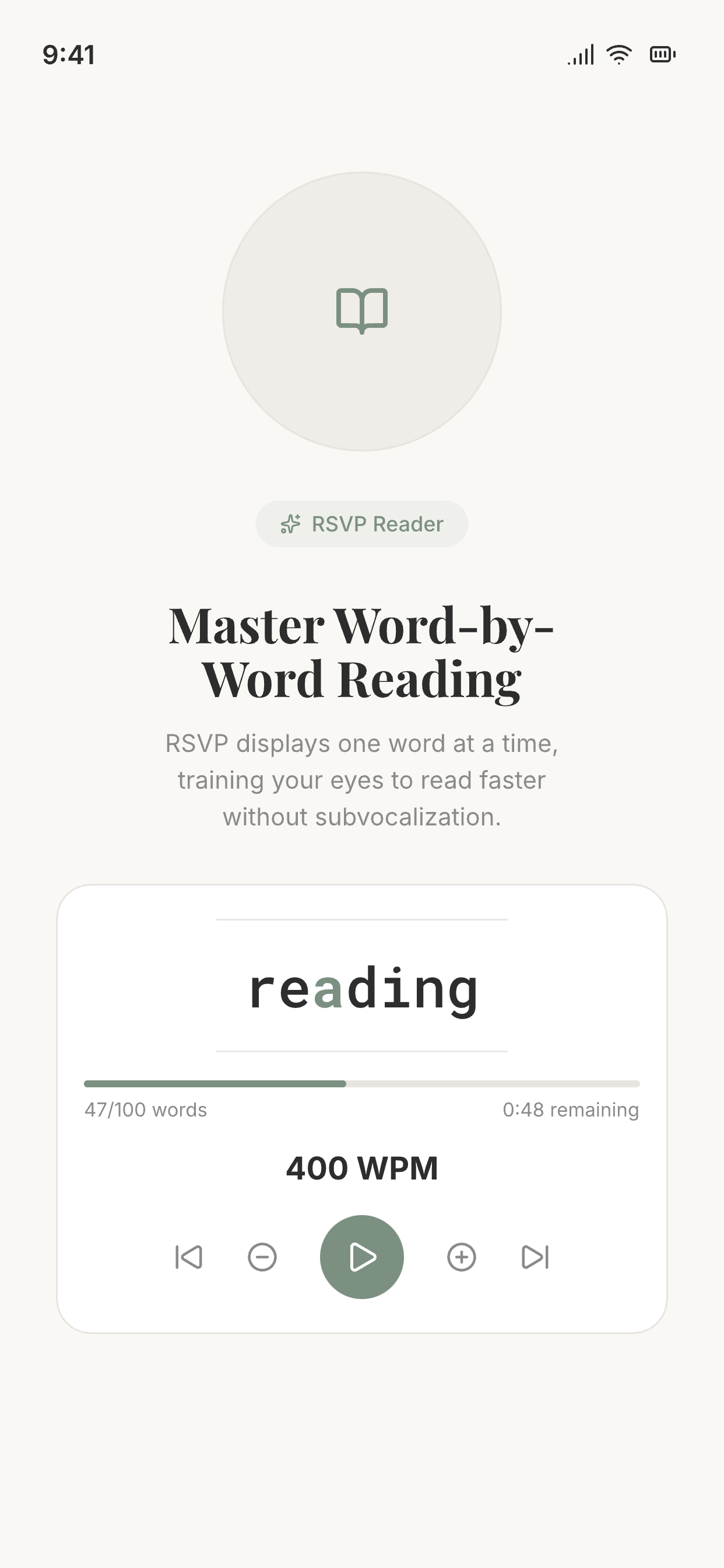 FlashRead: Speed Reading