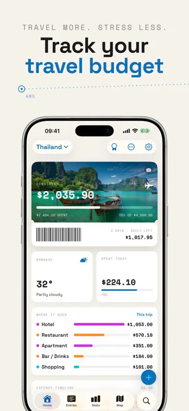 PocketTrip: Travel Budget App screenshot 1 of 10