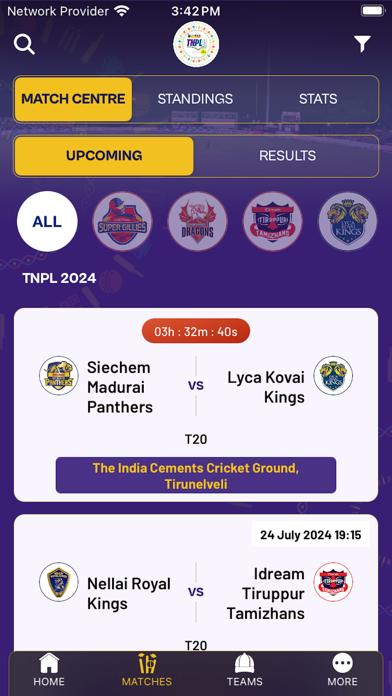 TNPL LIVE Screenshot 2 - AppWisp.com TNPL LIVE Screenshot 2 - AppWisp.com