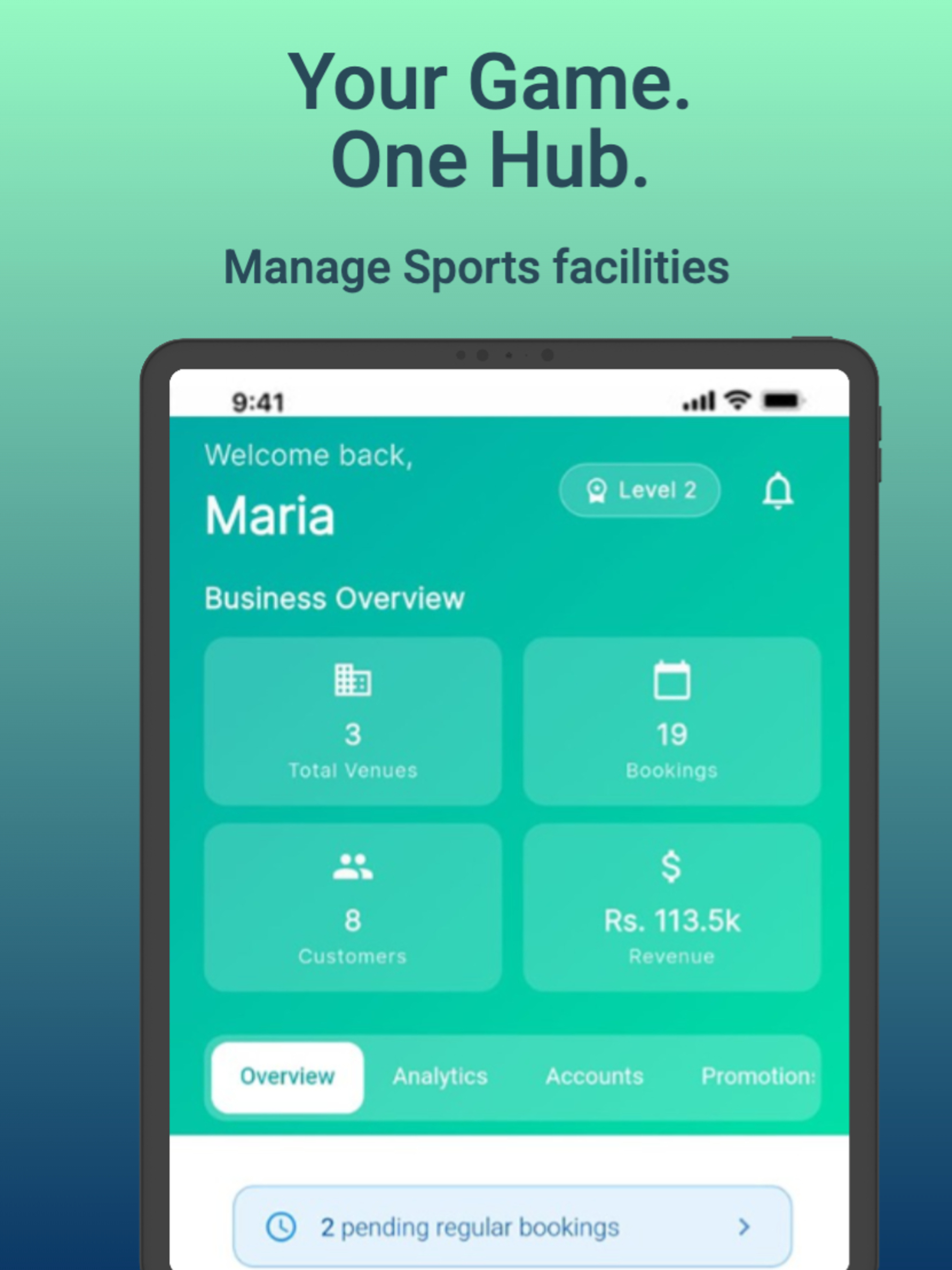 Sporty Hub – Venue Manager screenshot 9