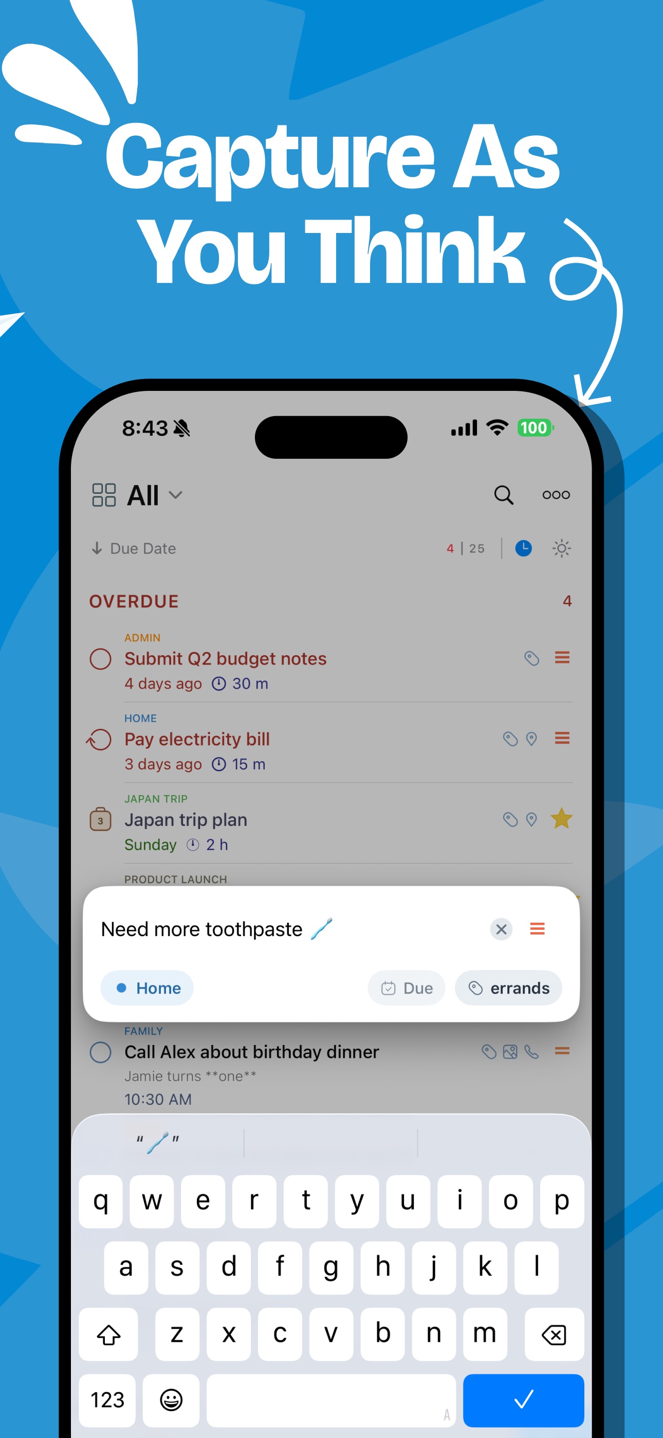 Screenshot 2 of 2Do: To Do List & Task Manager