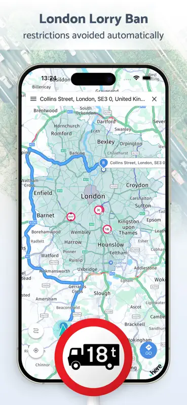Lorry Route - HGV Navigation screenshot 4 of 9