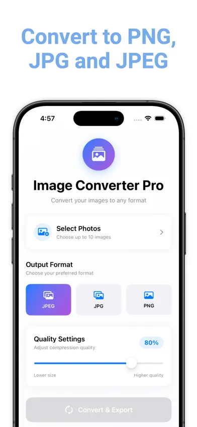 photos Converter – PNG, JPG screenshot 1