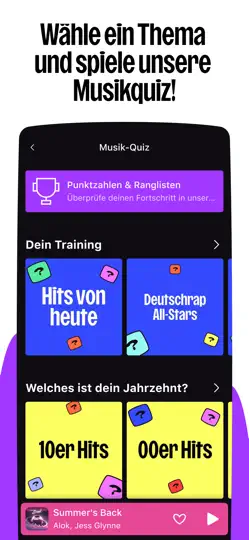 Screenshot von Deezer: Musik & Hörbücher auf dem iPhone 5