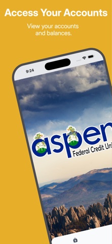 Aspen FCU Mobile Banking iPhone screenshot