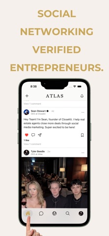 Atlas: Entrepreneur Network Screenshot 3 of 3