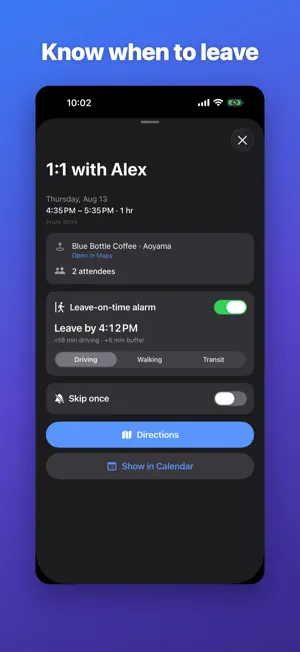 MeetAlarm screenshot 3