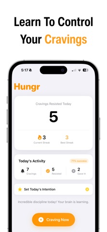 Hungr: Control Your Cravings screenshot