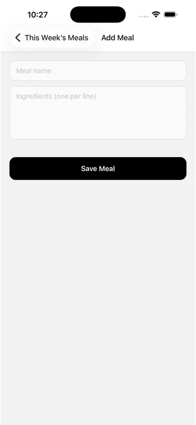 Meal Planner: Shopping List screenshot 2