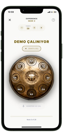 Handpan Play - Play & Learn iPhone screenshot