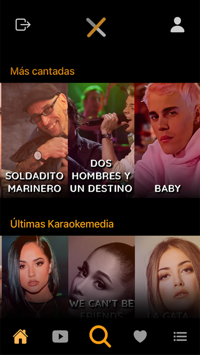 Listados KaraokeMedia ProX Screenshot