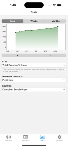 Next Set - A Workout Tracker Screenshot 3 of 6