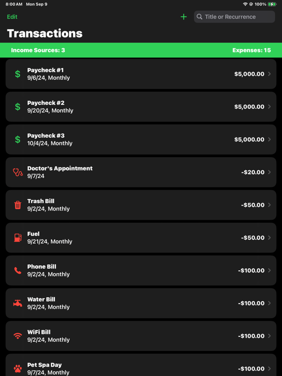NetWorthiness iPad screenshot 4 - Finance app