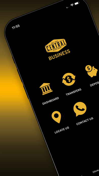Central State Business Banking Screenshot
