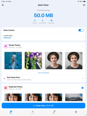 FreeUp Storage - Space Cleaner iPad screenshot