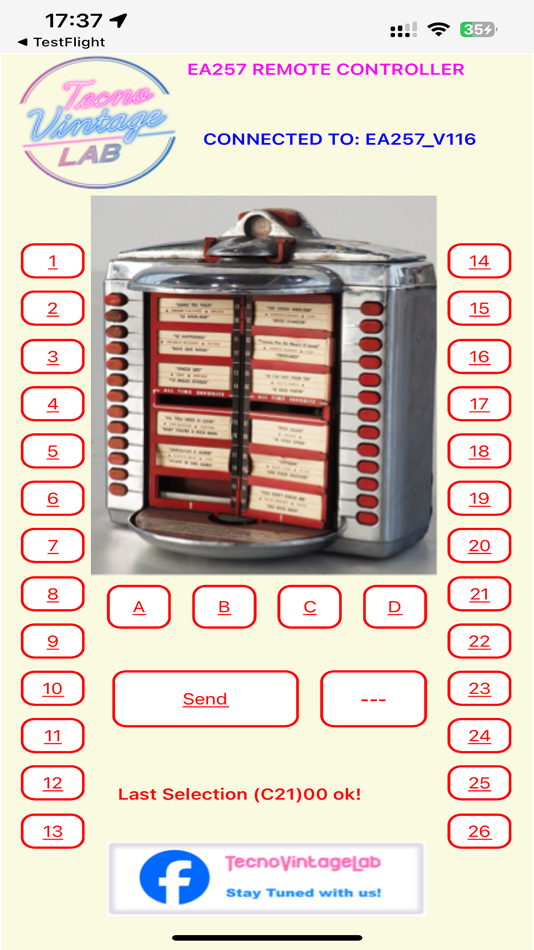 #1. EA257 REMOTE CONTROLLER (iOS) Bởi: GIOVANNI PURGATORIO