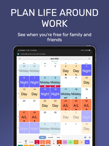 My Shift Planner – Shift Rota iPad screenshot 2