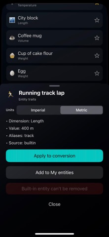 Converter: US-Metric Units iPhone screenshot