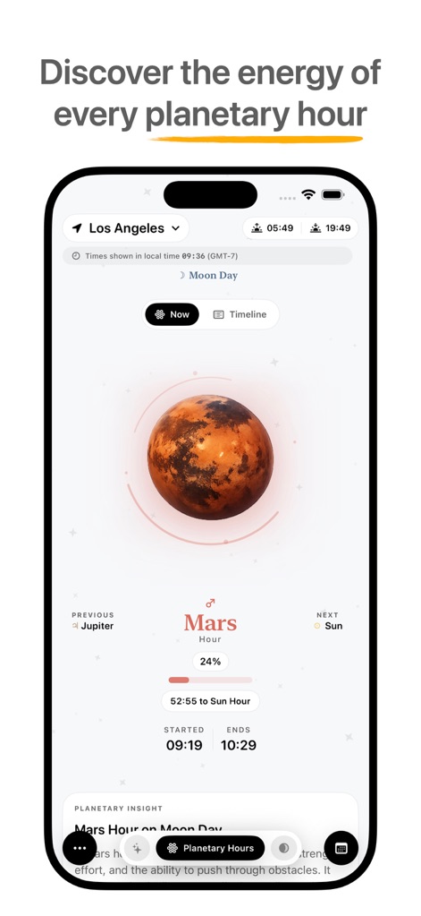 Planetary Hours + Widget - Lifestyle App | MWM