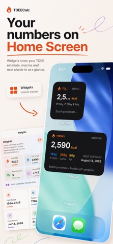TDEE Calculator - TDEECalc iPhone screenshot