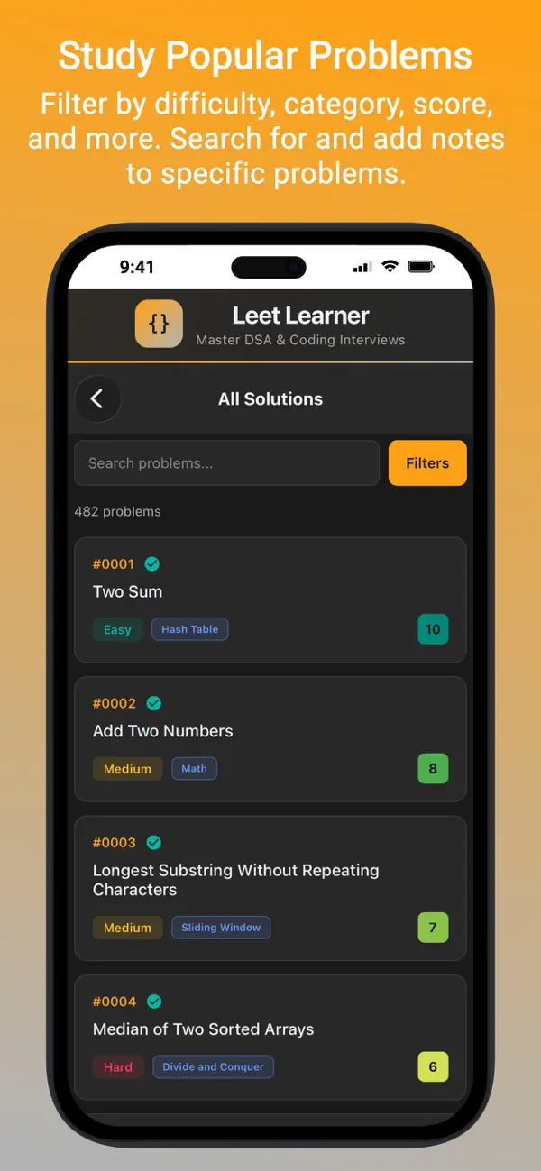 #1. Leet Learner: Coding Interview (iOS) 게시자: GTechnologies LLC