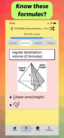 PrepAccelerator: SAT-PSAT Math iPhone screenshot