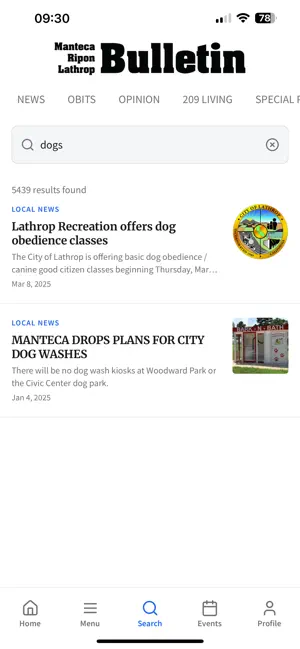 Manteca Bulletin screenshot 4