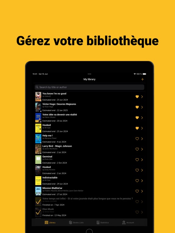 Screenshot #5 pour Read Today - Suivi de lecture