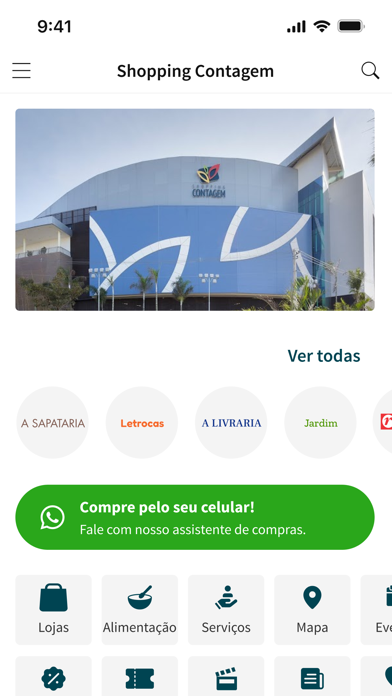 Shopping Contagem Screenshot