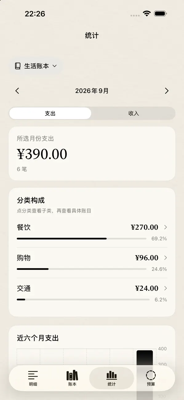 Screenshot #2 pour 轻账记