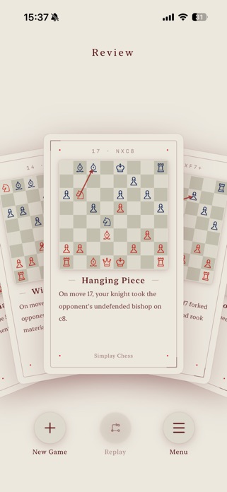 Simplay Chess: Review & Grow screenshot 4