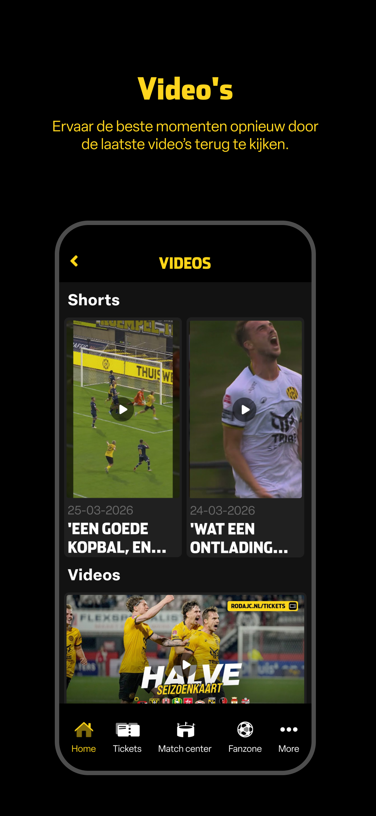 Roda JC - Officiële Club App screenshot 5
