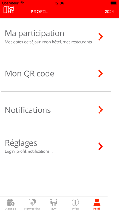 One to One Expérience Client Screenshot