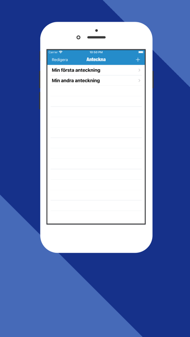 Anteckna Screenshot