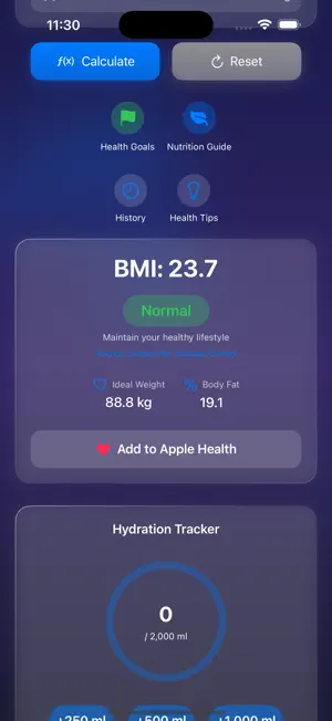 BMI Checker Plus screenshot 2