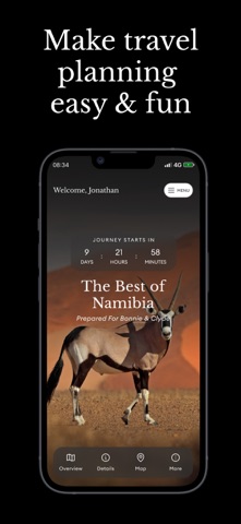 SAFARI FRANK Travel App screenshot