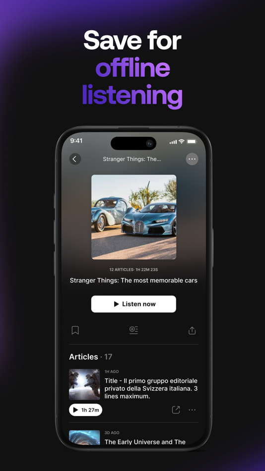 #3. podtxt: Text to Speech Reader (iOS) 由: Ampera SA