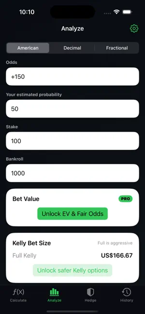 Bet Calculator: Odds & Parlay screenshot 2