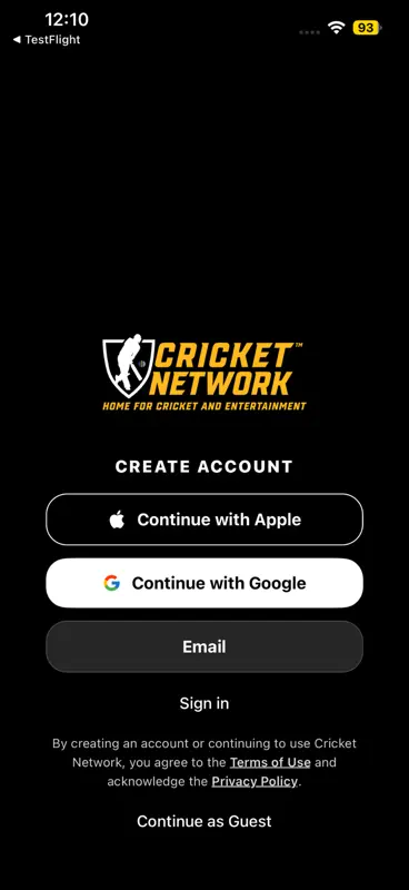 Cricket Network screenshot 1 of 5